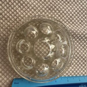 Vintage Clear Glass Frog.